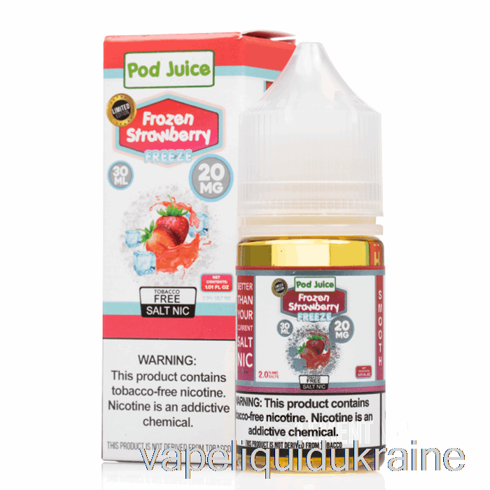 Vape Ukraine FREEZE Frozen Strawberry - Pod Juice - 30mL 55mg